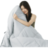 Спальный мешок NATUREHIKE CNK2350WS023 MS500 с капюшоном, серый, молния слева 6977465865953